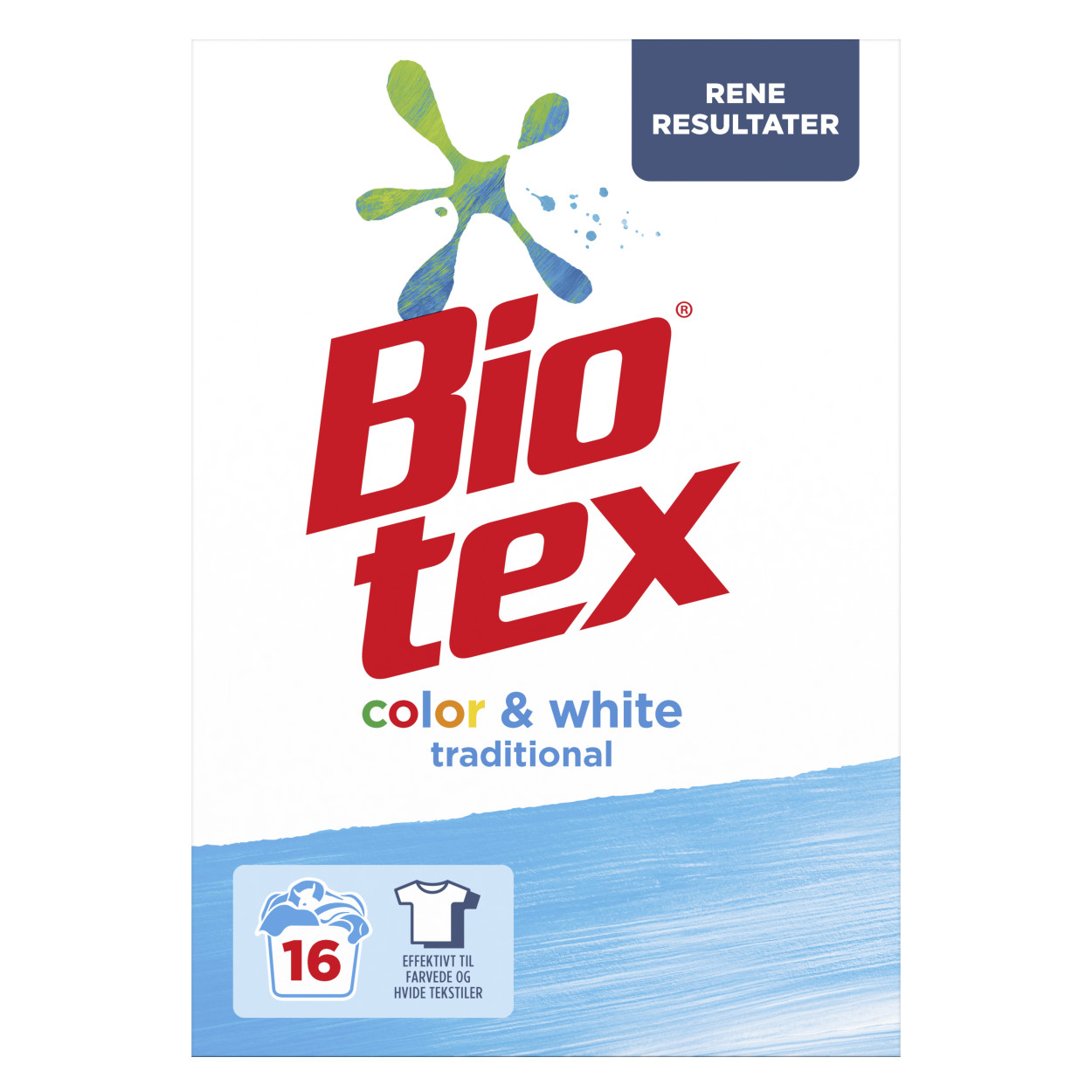 Bio-tex Color & White Traditional Vaskepulver packshot